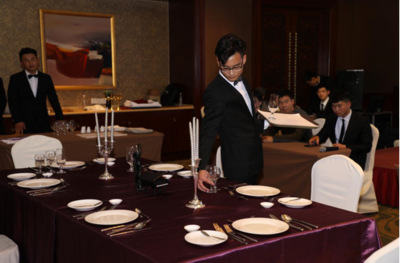 酒店管理專業成功舉辦'開元杯'飯店服務技能大賽 餐飲管理